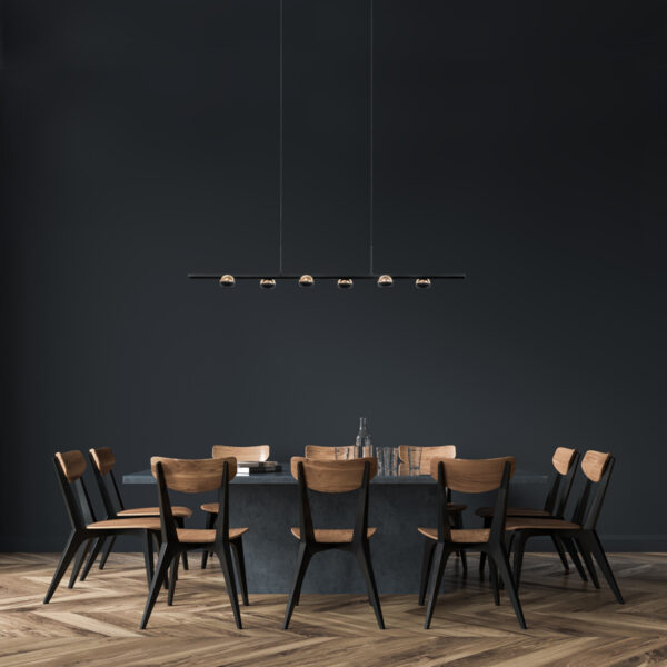 MARRAKESH Modern 6 Light LED pendant 1.9m Suspension